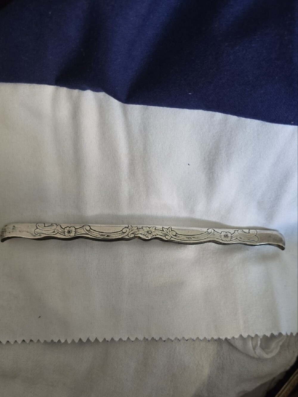 Vintage 1926C Sterling Silver Comb Cover